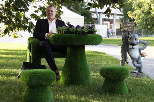 莫斯科國際花展 精美的花雕