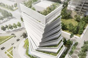 隈研吾新作:勞力士花園景觀式辦公樓