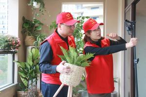 中建五局園林志愿者開公益直播課