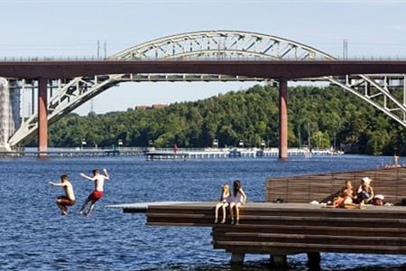 瑞典Hornsbergs Strandpark 濱海帶狀景觀
