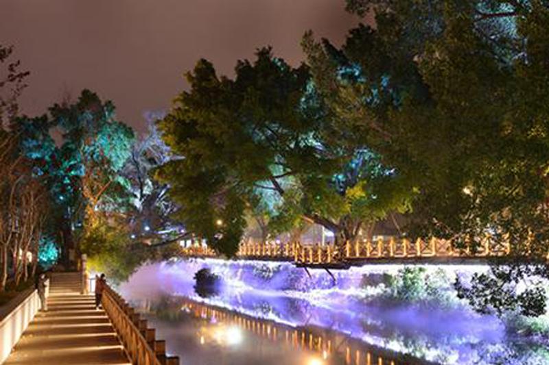 福州打造白馬河夜色景觀帶 品味“畫”中榕城