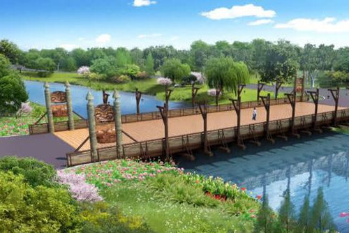 揚(yáng)州世園會(huì)11座景觀橋梁主體完工