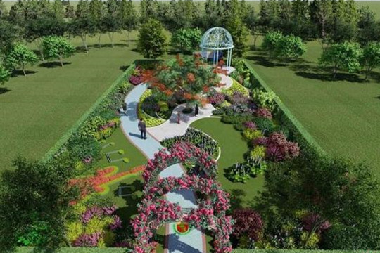 “歐式情調(diào)”展園入駐第十屆中國花博會