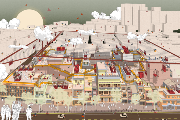 第十三屆園冶杯一等獎作品丨浮丘——后疫情時代下的插入城市系統