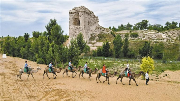 統(tǒng)萬城國家考古遺址公園開園 世界唯一匈奴都城