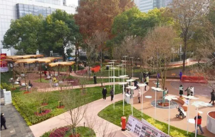 上海口袋公園建設注重優化空間資源布局