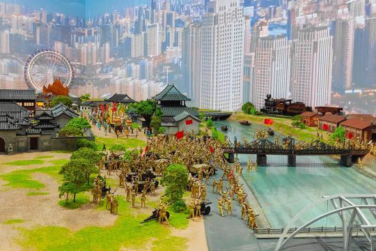 “天津之眼”盤活橋下空間 六百年微縮景觀亮相