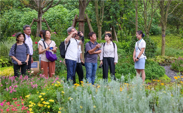 日本風景園林設計咨詢協會(CLA)調研成都世園會