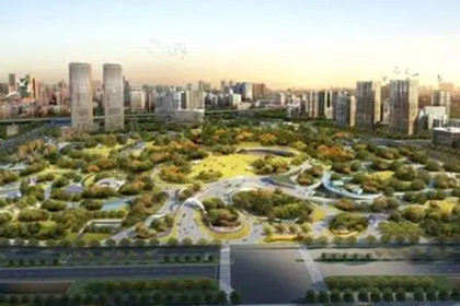 摩天大樓間，杭州的超級中央公園要來了