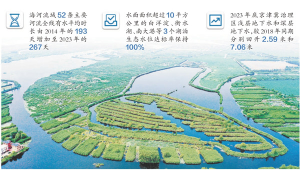 51條河流全線貫通,海河流域“活”了
