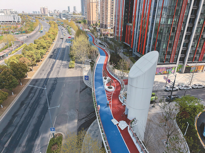 江蘇首座高線公園進入開放倒計時