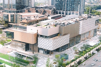 武漢首個自帶公園商業綜合體年內投用